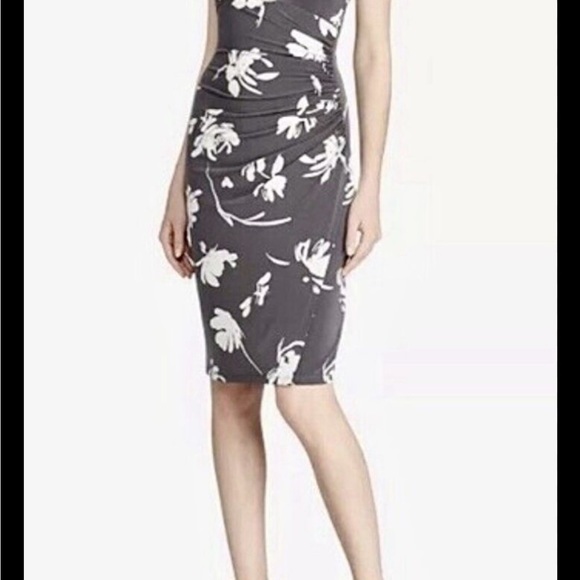 NWT RALPH LAUREN WRAP WAISTED MIDI DRESS SIZE 10. - Picture 3 of 6